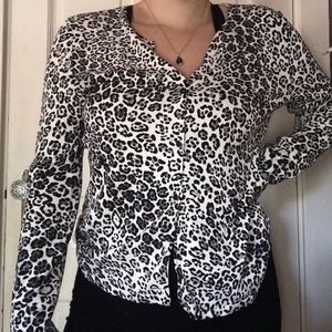 Cheetah Print Sweater